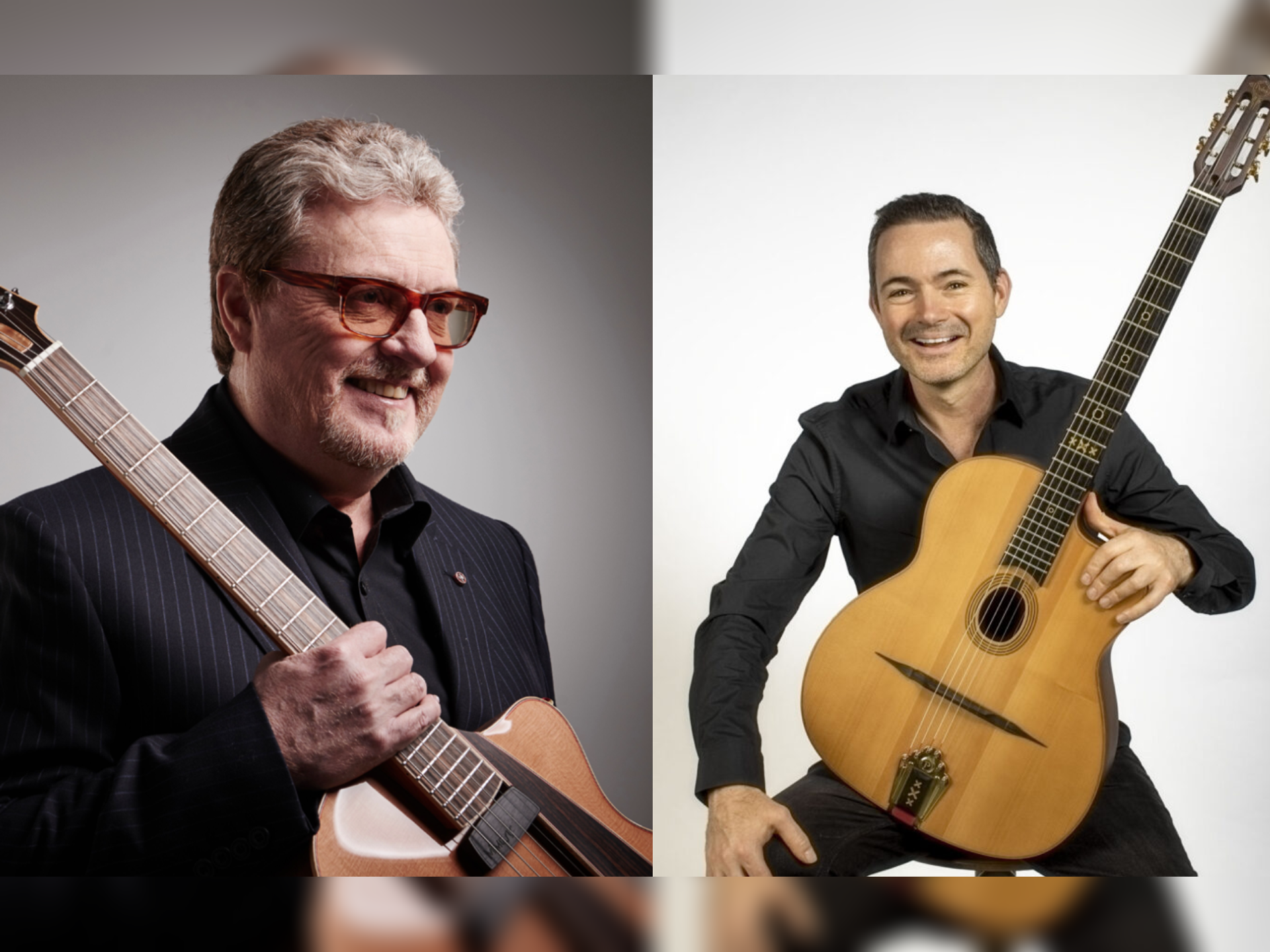 Martin Taylor & Robin Nolan: While My Guitar Gently Swings and Support