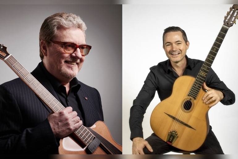 Martin Taylor & Robin Nolan: While My Guitar Gently Swings and Support