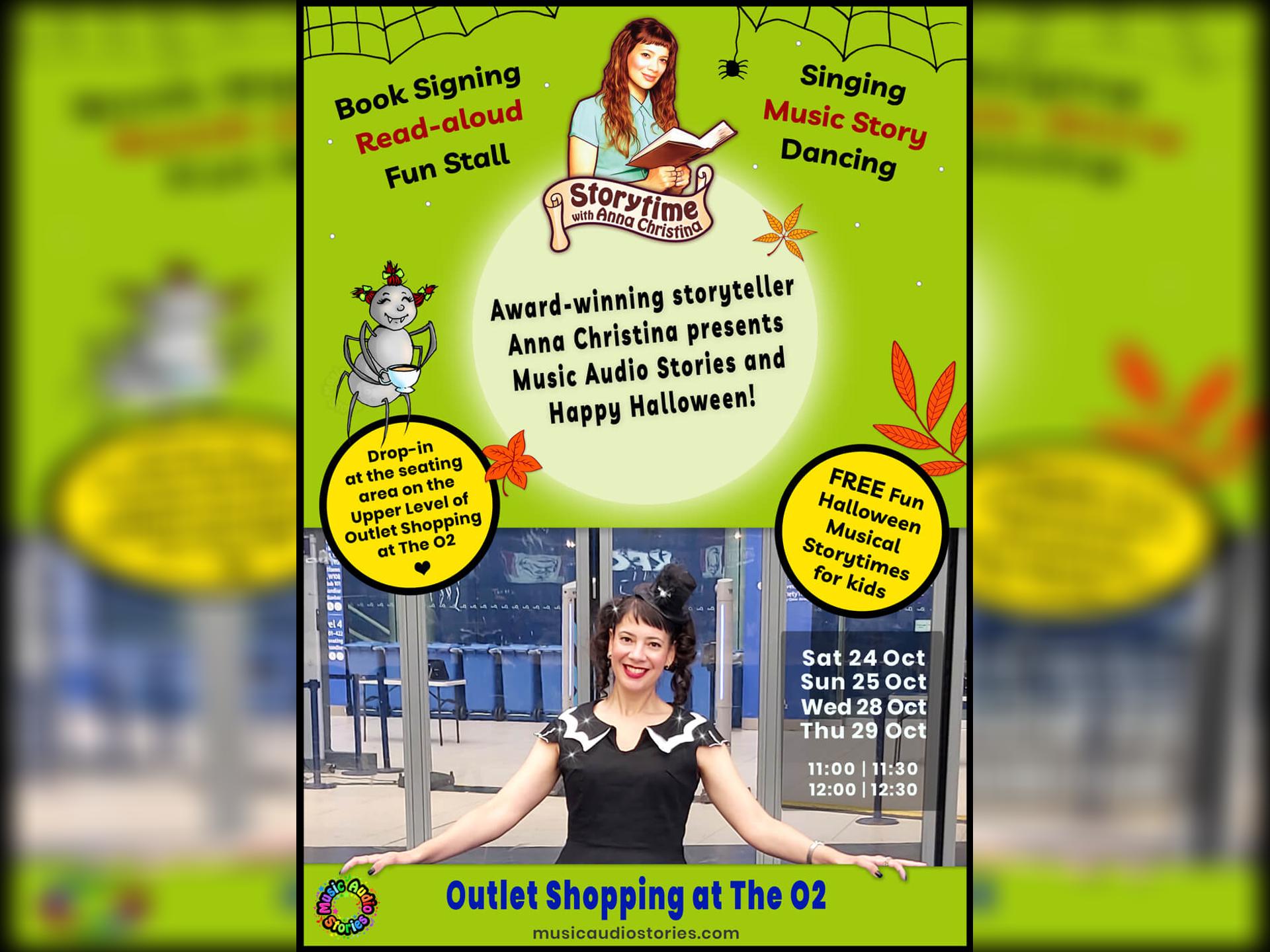 Free, Fun, Interactive, Musical, Magical, Halloween Storytimes for Children