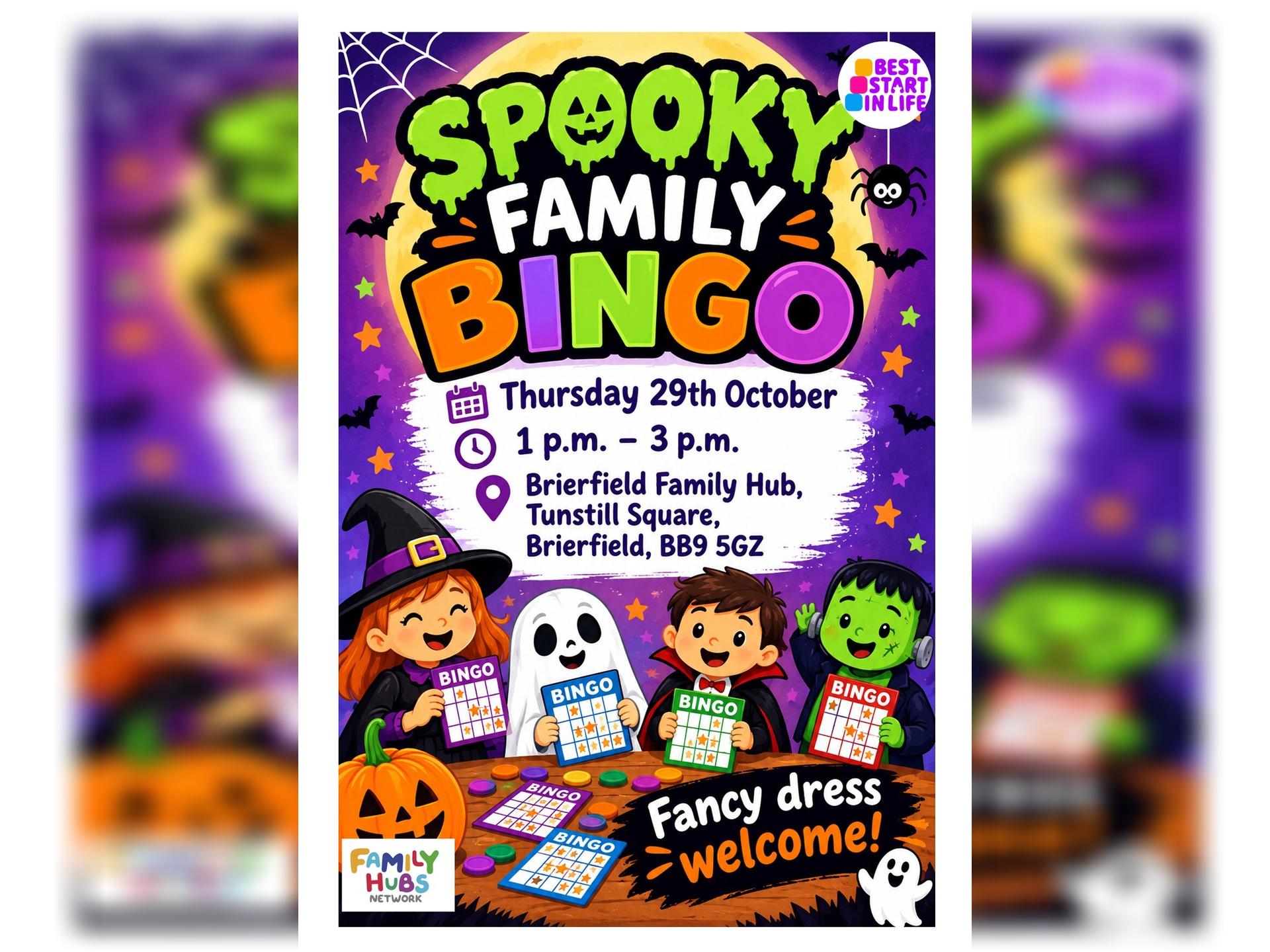 Spooky Family Bingo