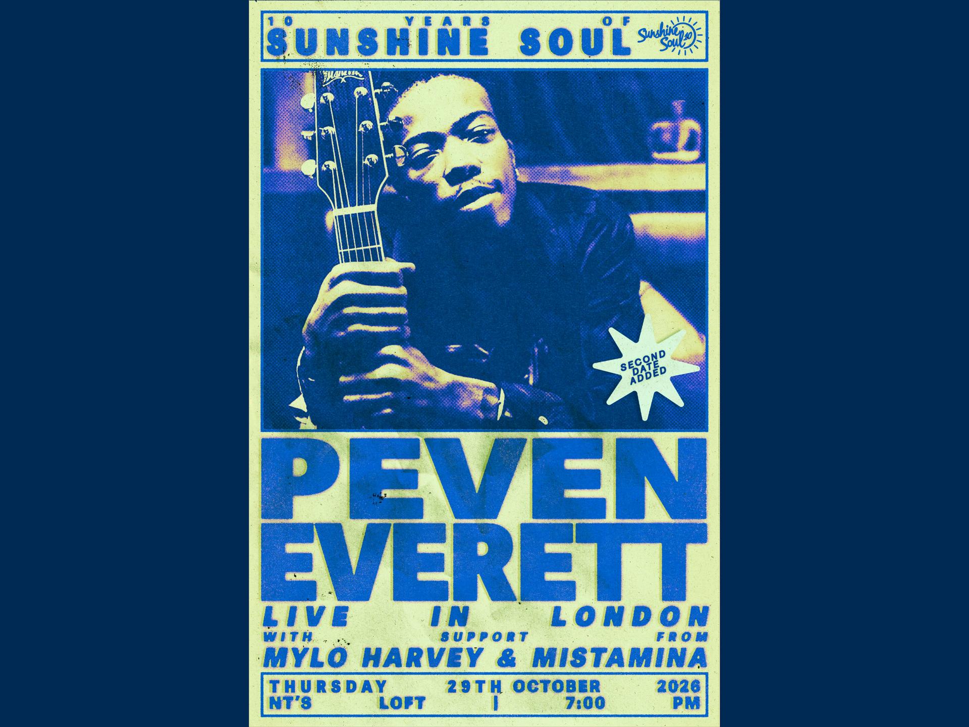 10 Years of Sunshine Soul: Peven Everett (Live) - Second Date Added