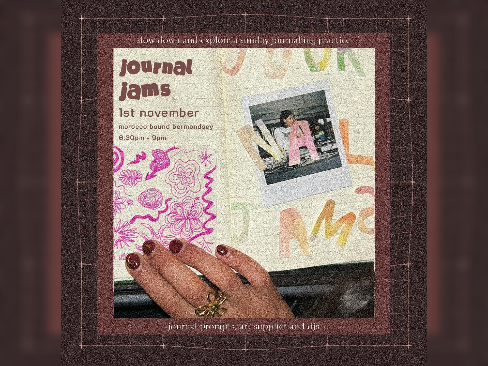 Journal Jams: Djs & Journals for Your Sunday Reset