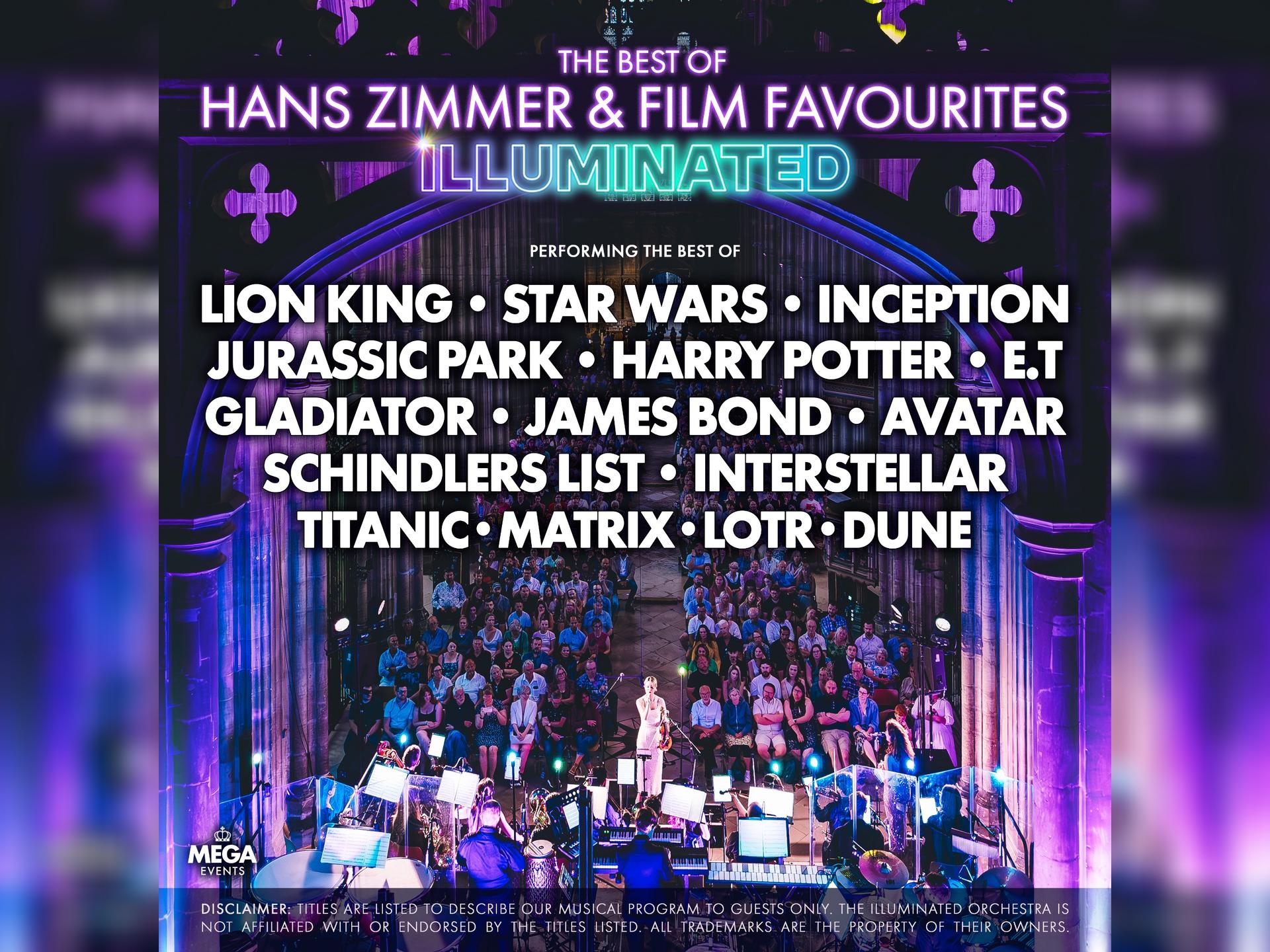 Tribute to Hans Zimmer & Film Favourites Illuminated