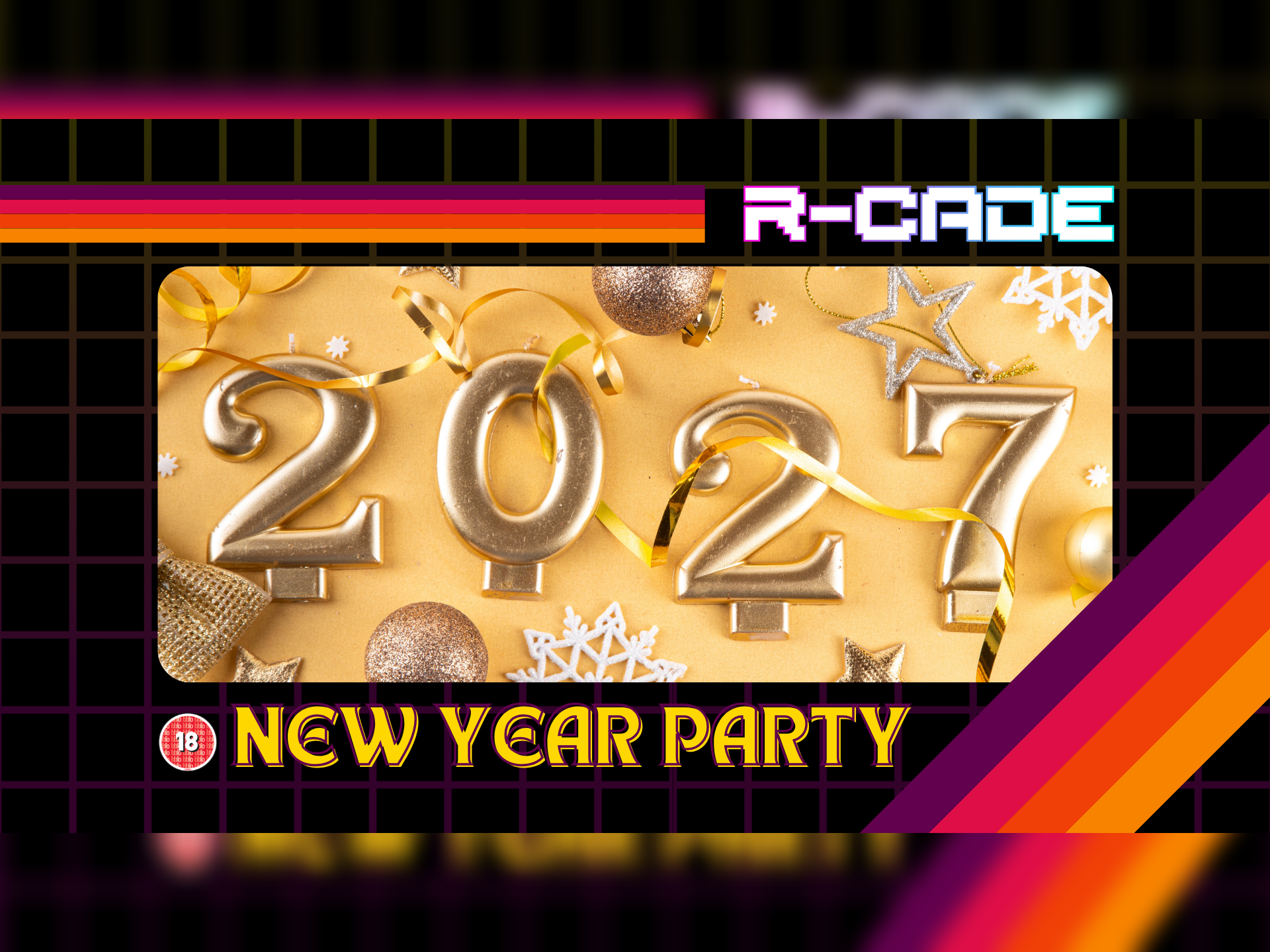 R-Cade New Years Eve Game Party