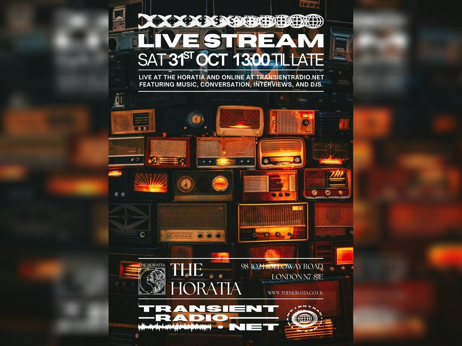 Transient Radio Live Stream and Venue Takeover