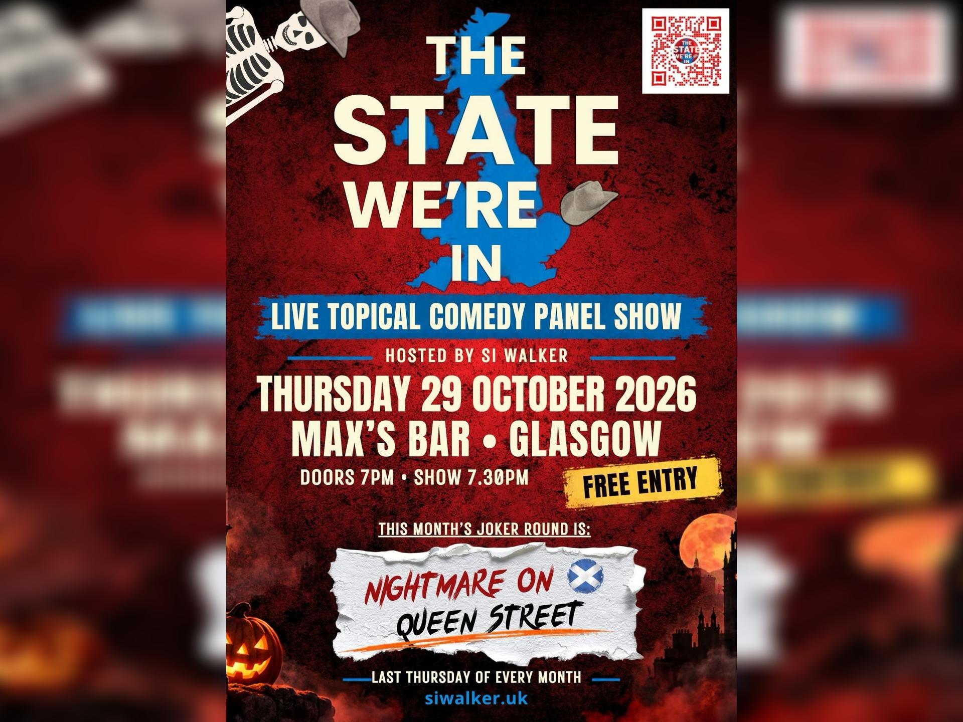 The State We’re In: Live Topical Comedy Panel Show