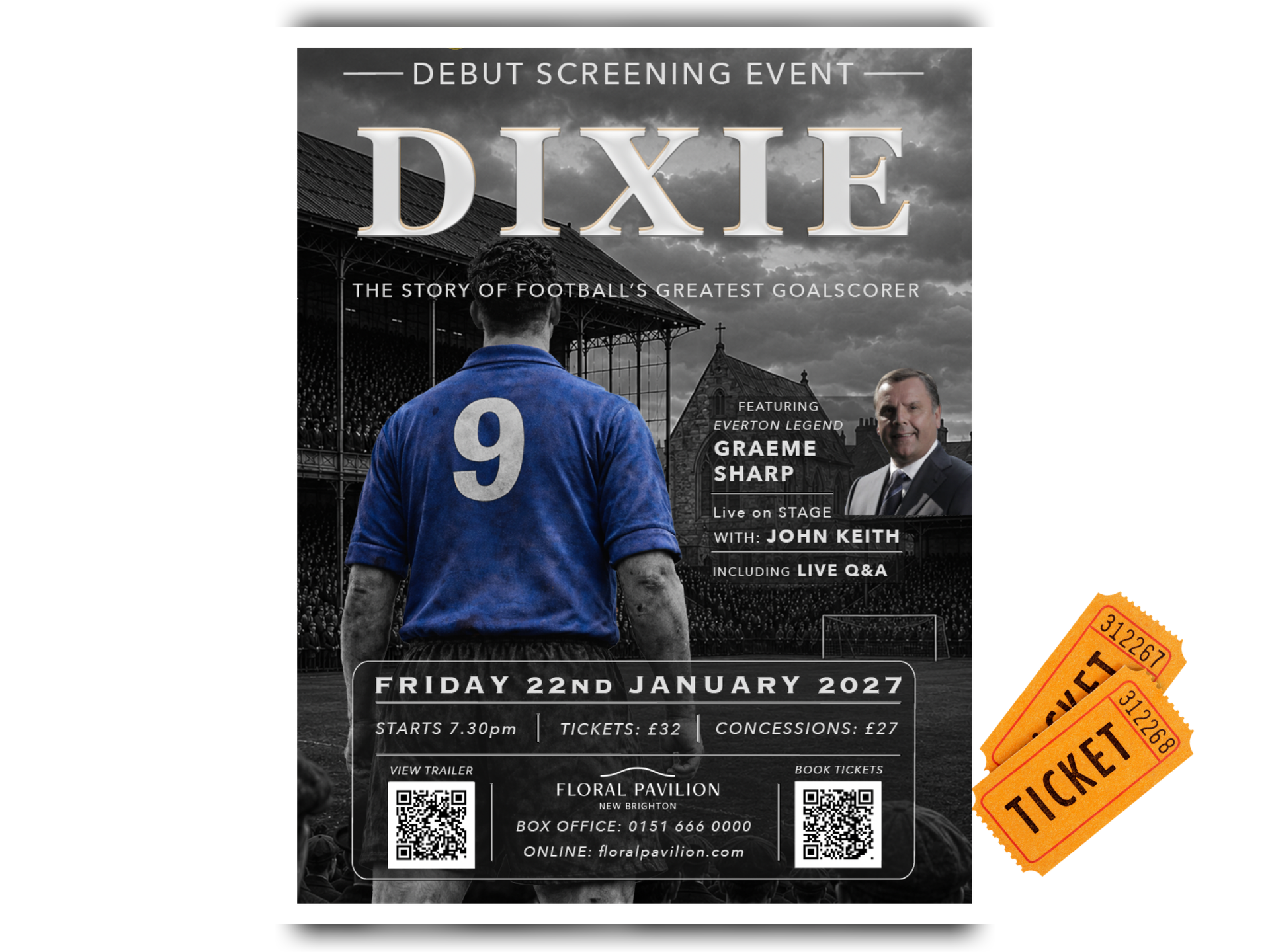 DIXIE, The Goal King: Debut Screening Event & Q&A with Graeme Sharp