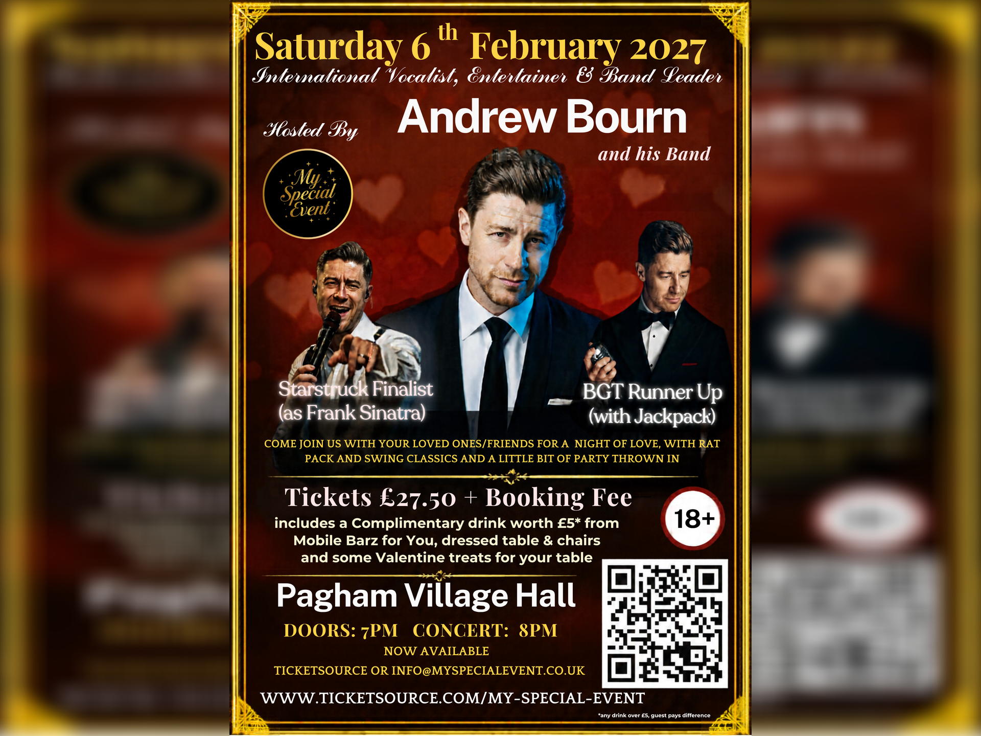 An Evening With Andrew Bourn and His Band - Over 18's Only!