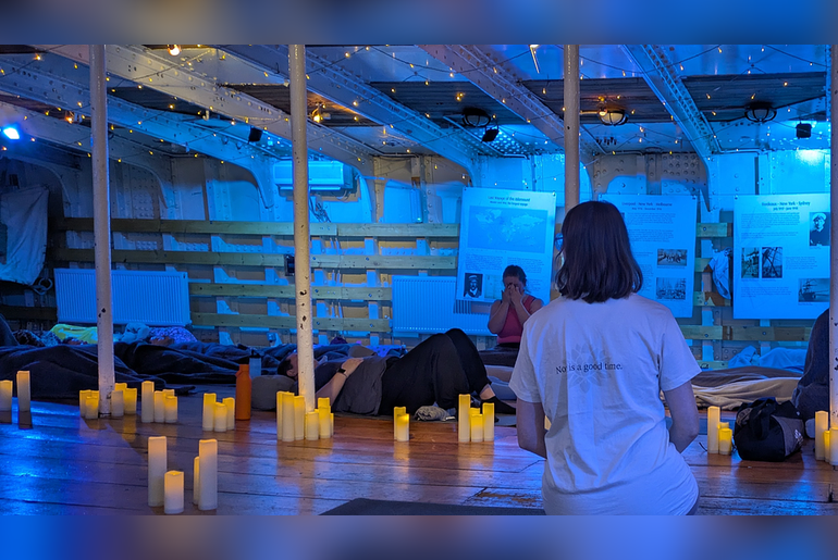 Anchored Calm: The Wee Retreat × The Tall Ship